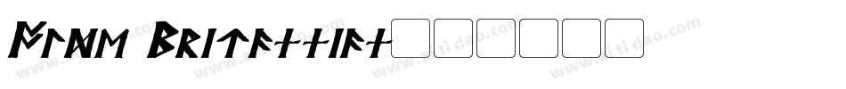 Olde Britannian字体转换